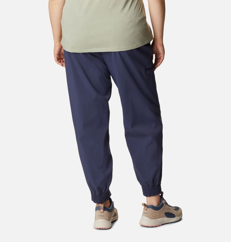 Pantaloni Jogger Columbia On The Go Dama Bleumarin | Plus Size KX081SQM7